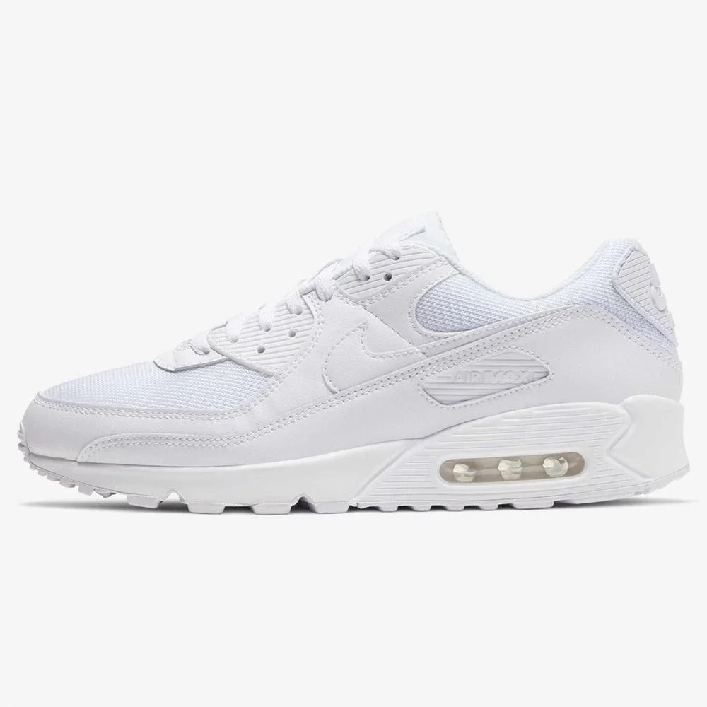 Mens Size 14- Nike Air Max 90 Triple White Shoes Sneakers CN8490 100 NEW